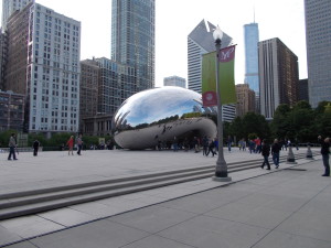 Cloud Gate or better known as the Bean