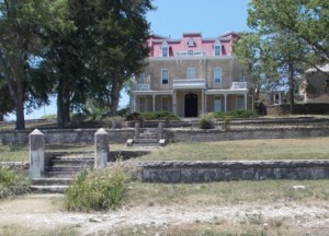 This is the front of the Jones house at the top of the hill at the preserve.