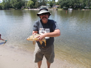 Rich caught yet another carp.