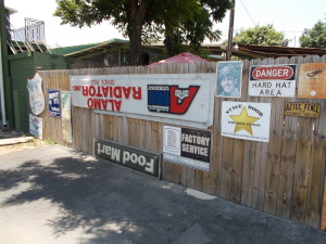 Loved the signs outside of The Cove.  Is it a sign of the times that one is upside down?