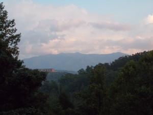 Clouds over Mt. Leconte.