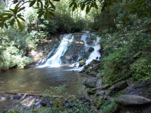 Indian Creek Falls was at the back of Deep Creek.  Very nice surprise.