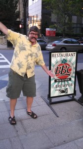 Rich at his favorite brewpub in Louisville, Bluegrass Brewing Company.