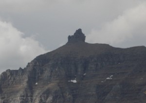 Formation on top of mountain.