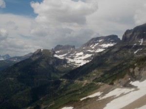 Mountains on Going to the Sun Road.