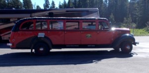 Red Jammer bus