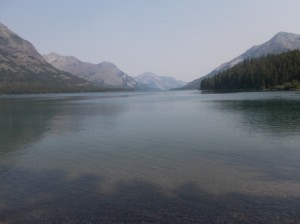Waterton lake from the Montana side
