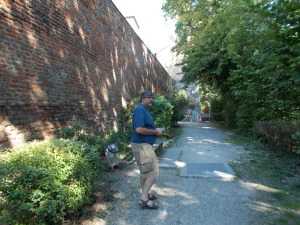 Ancient wall of the city of Augsburg