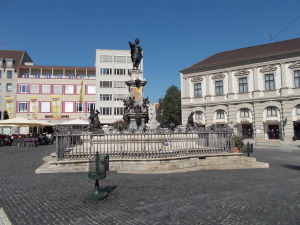 Augustus Fountain in the market square