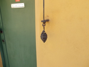 Each bell pull at the Fuggerei are different so you know when you go home in the dark.