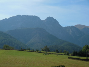 Giewont Mountain above the Polana.