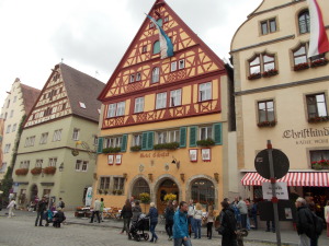 More of the buildings in Rothenburg as we walked along.