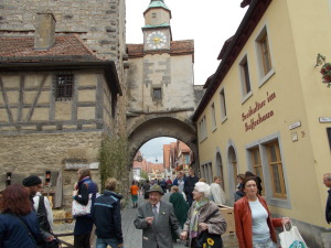 One of the gates in the old wall.