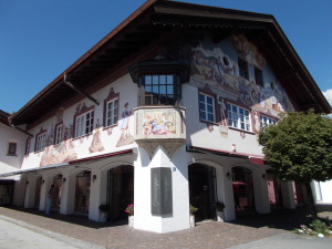 Ornate buildings are common in Germany.