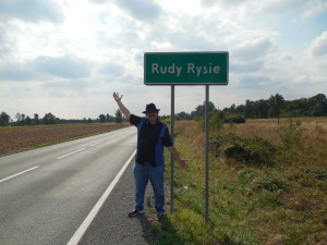 Rich with the Rudy Rysie sign