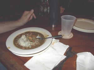 Rich had Gumbo for lunch