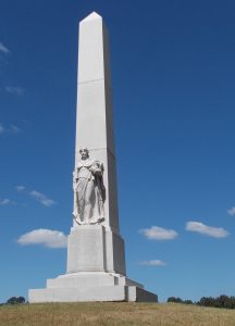 Michigan memorial to their troops in the battle.